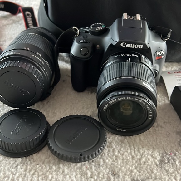 Cameras, Photo & Video Cannon Rebel Eos T6 Used 2 Times Comes With